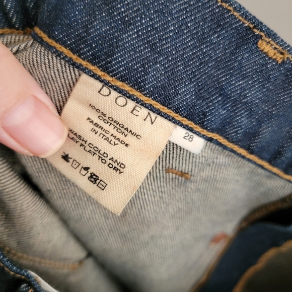 Doen Newport Jean in Rinse Wash size 28 NWT - Picture 10 of 10
